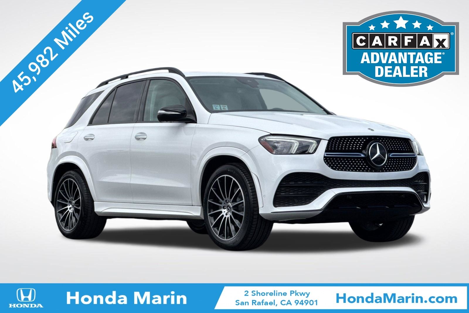 Polar White 2022 Mercedes-Benz GLE 350 RWD SUV / Crossover Rear-Wheel Drive 9-Speed Automatic