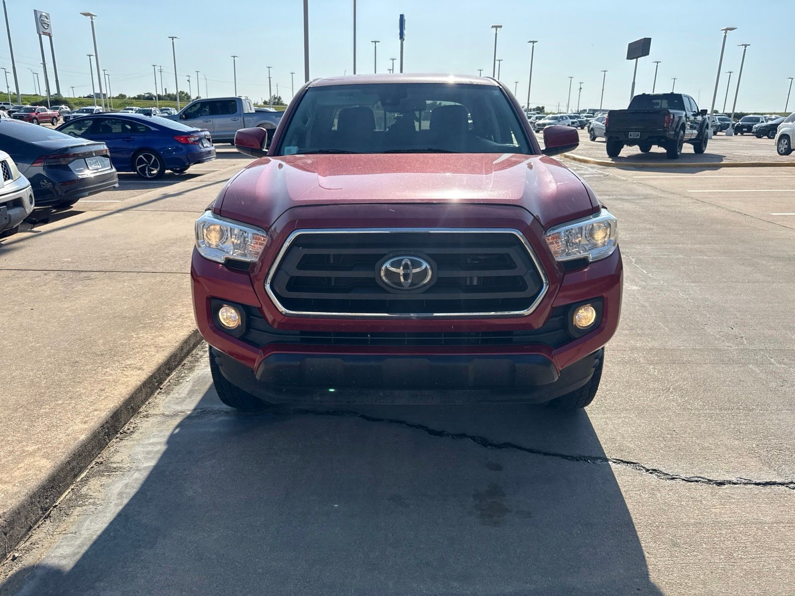 Barcelona Red Metallic 2020 Toyota Tacoma Pickup Truck Four-Wheel Drive 6-Speed Automatic