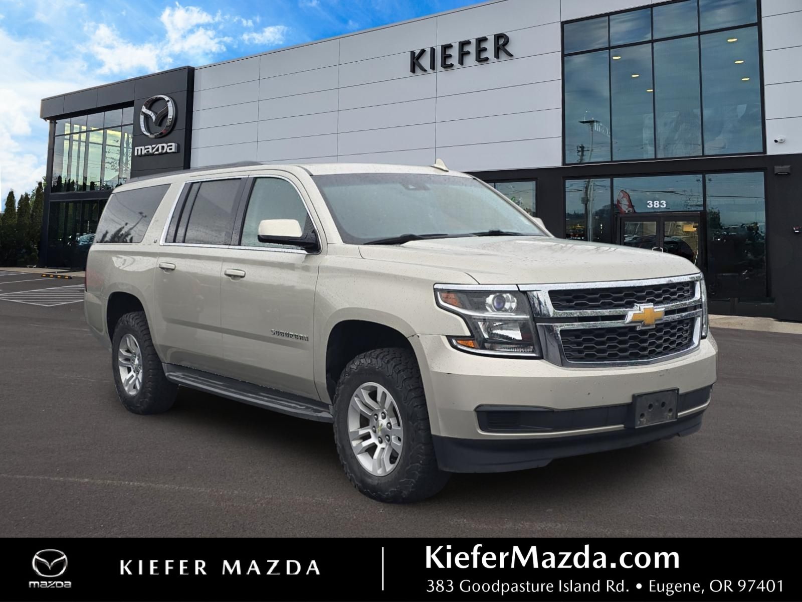 Champagne Silver Metallic 2015 Chevrolet Suburban 1500 LT 4WD SUV / Crossover Four-Wheel Drive 6-Speed Automatic Overdrive