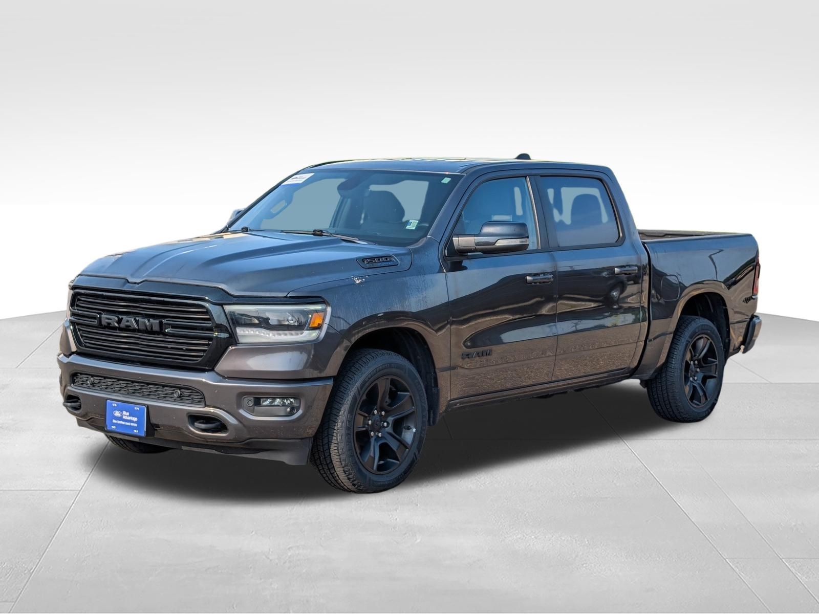 Gray (Granite Crystal Metallic Clearcoat) 2021 RAM 1500 Pickup Truck Four-Wheel Drive 8-Speed Automatic