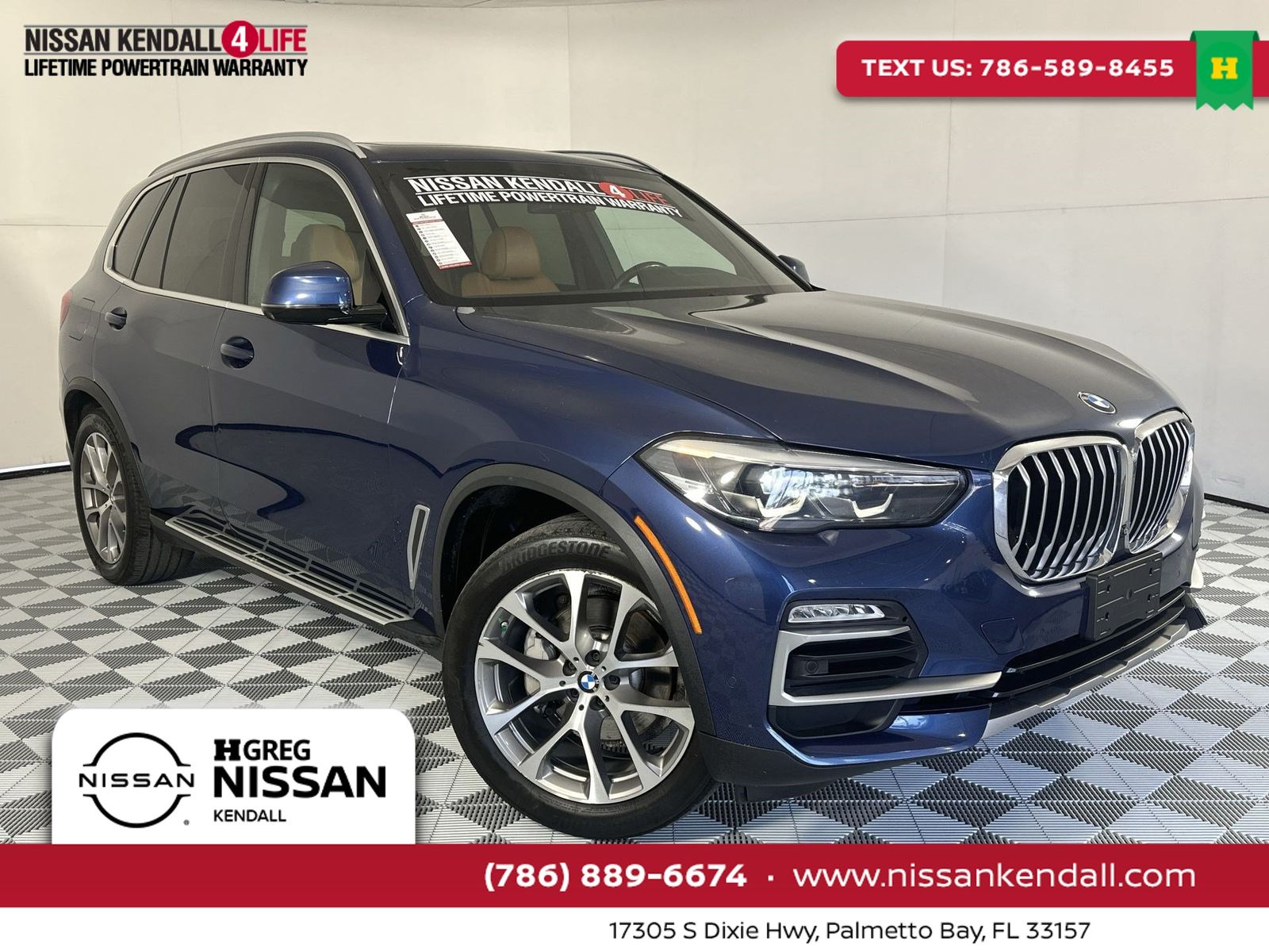 Phytonic Blue Metallic 2019 BMW X5 SUV / Crossover All-Wheel Drive 8-Speed Automatic