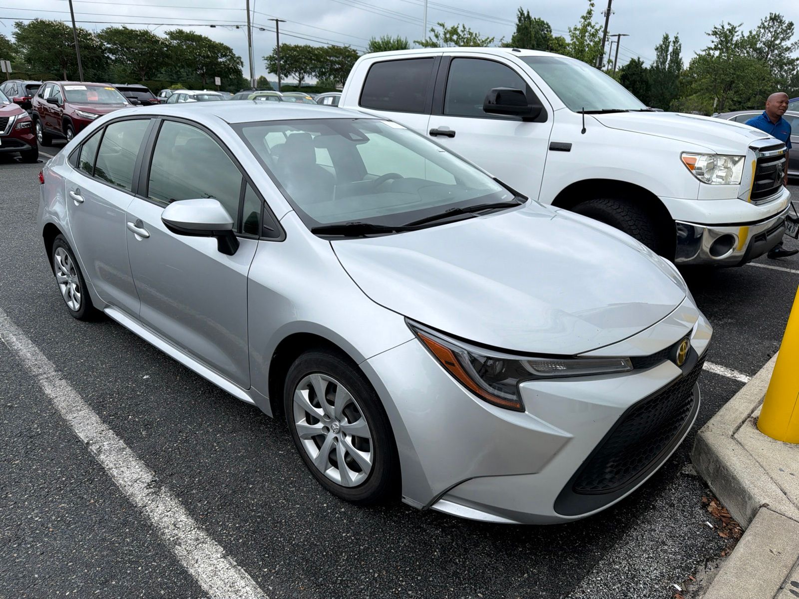 Classic Silver Metallic 2021 Toyota Corolla Sedan Front-Wheel Drive Continuously Variable Transmission