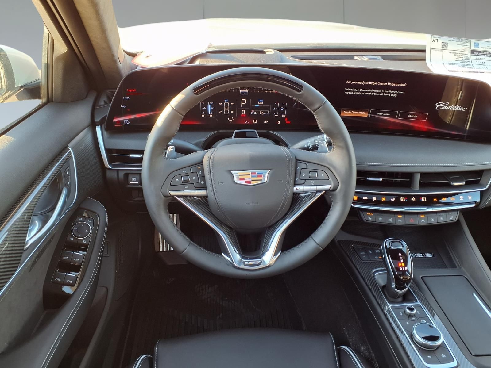 2026 Cadillac CT5 V-Series White at Bayway Cadillac of The Woodlands