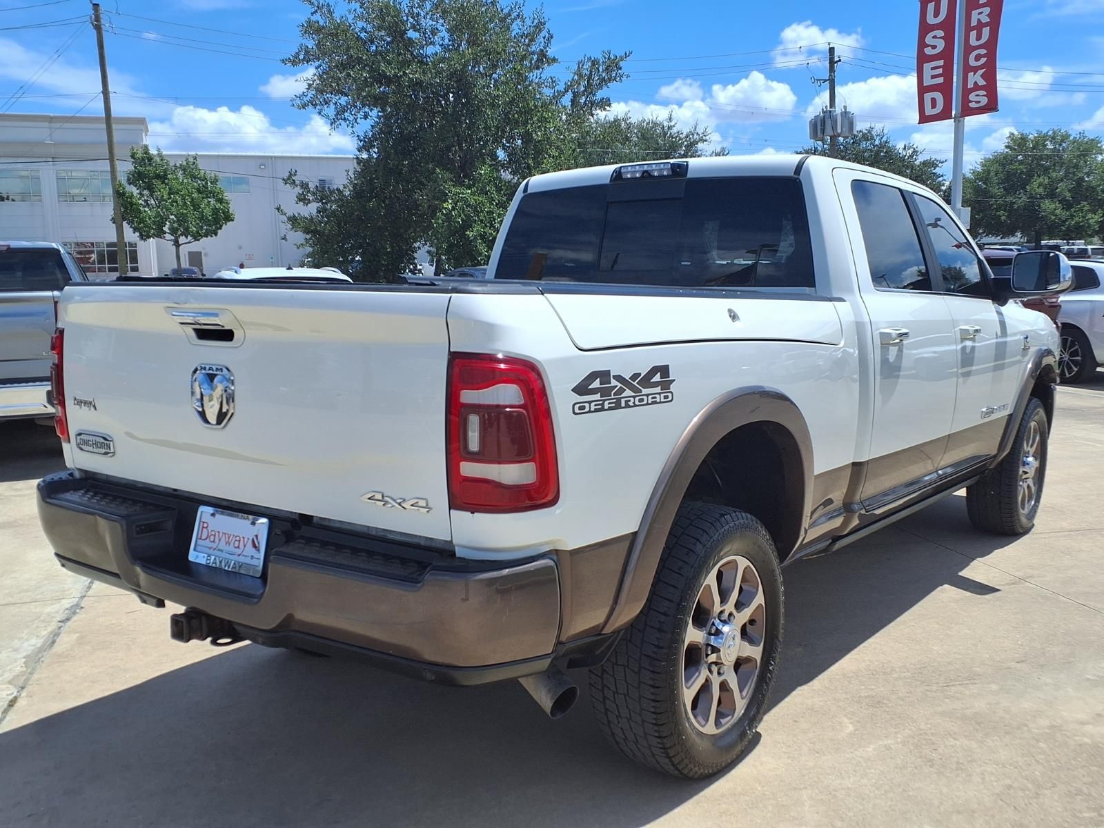 2019 Ram 2500 Laramie Longhorn White at Texan Dodge Chrysler Jeep Ram