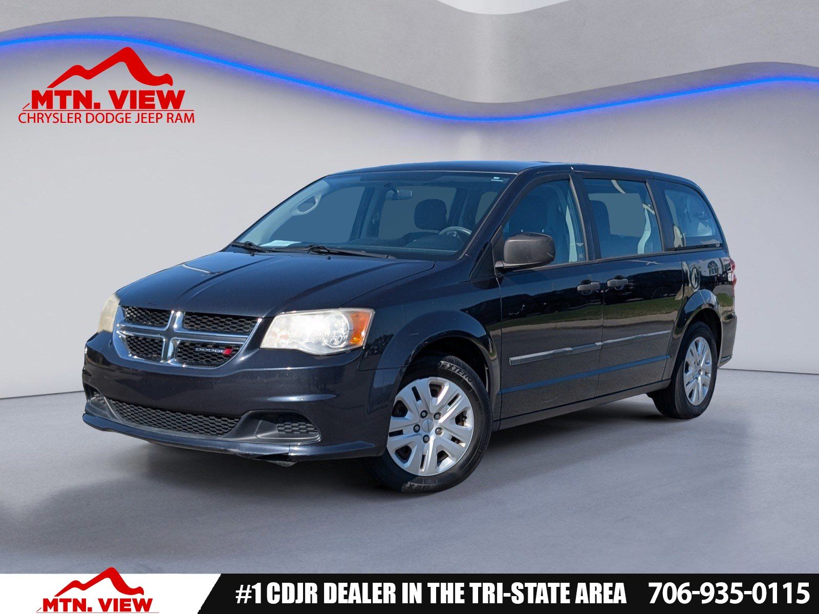 Gray (Maximum Steel Metallic Clearcoat) 2014 Dodge Grand Caravan American Value Package FWD Minivan Front-Wheel Drive 6-Speed Automatic