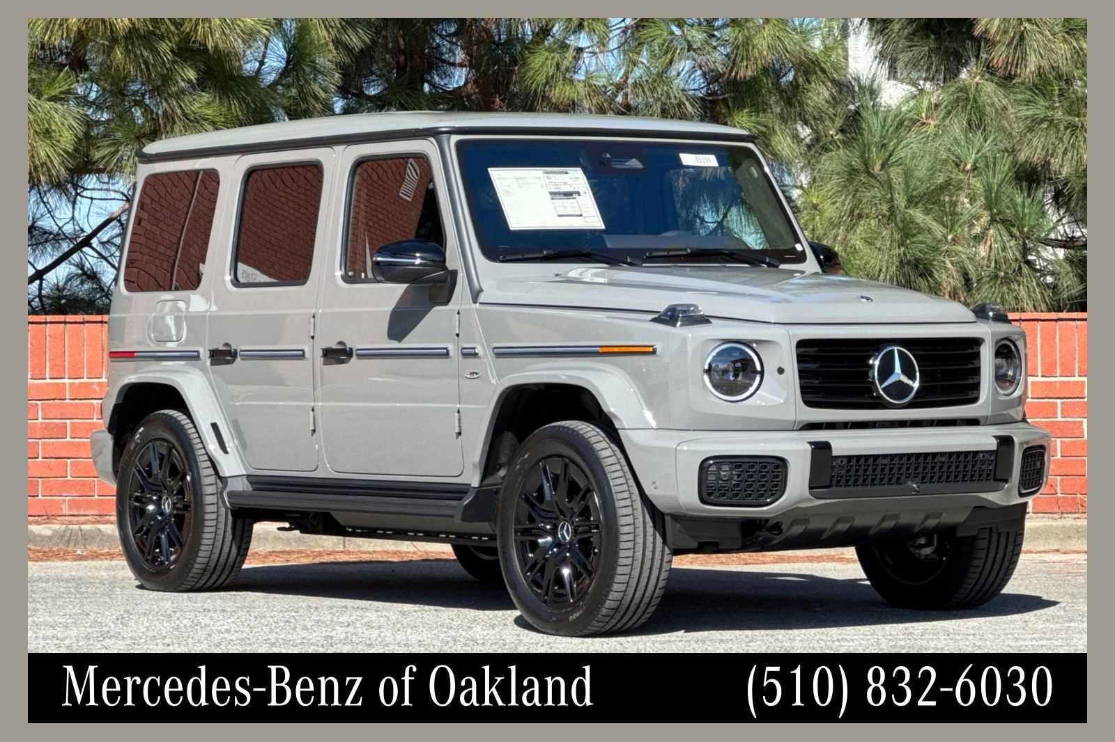 Gray 2025 Mercedes-Benz G-Class SUV / Crossover All-Wheel Drive 2-Speed Automatic