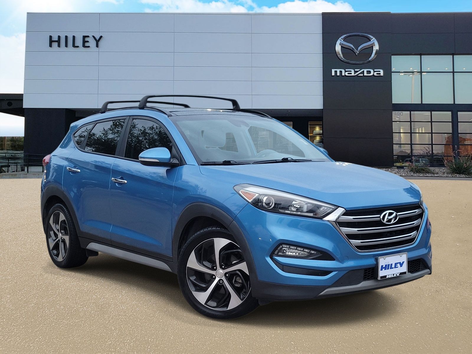 Caribbean Blue 2018 Hyundai Tucson 1.6T Limited FWD SUV / Crossover Front-Wheel Drive 7-Speed Automatic