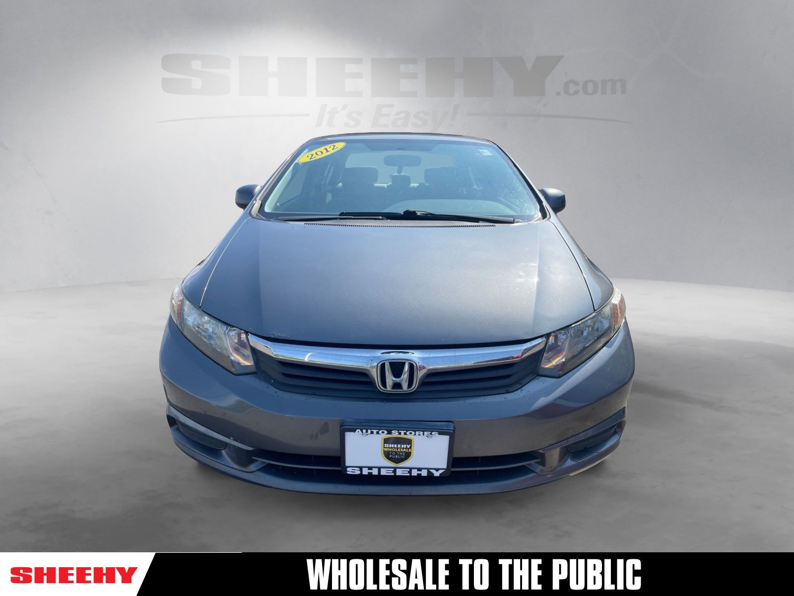 Polished Metal Metallic 2012 Honda Civic Sedan Front-Wheel Drive 5-Speed Automatic