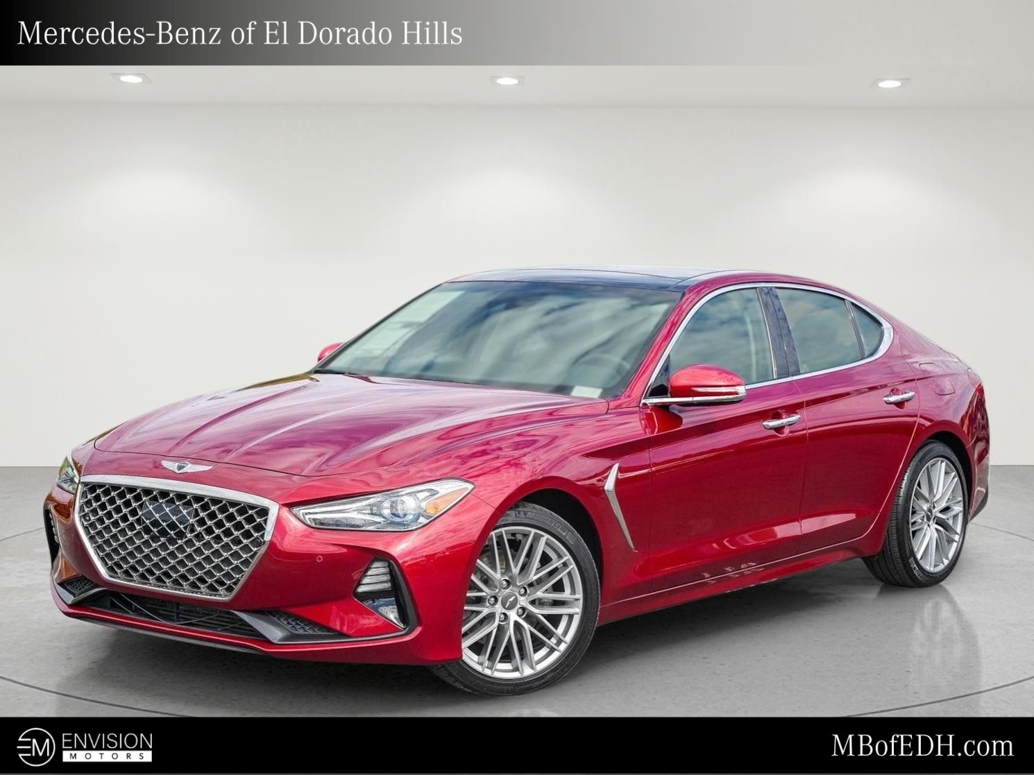 Havana Red 2021 Genesis G70 Sedan Rear-Wheel Drive 8-Speed Automatic
