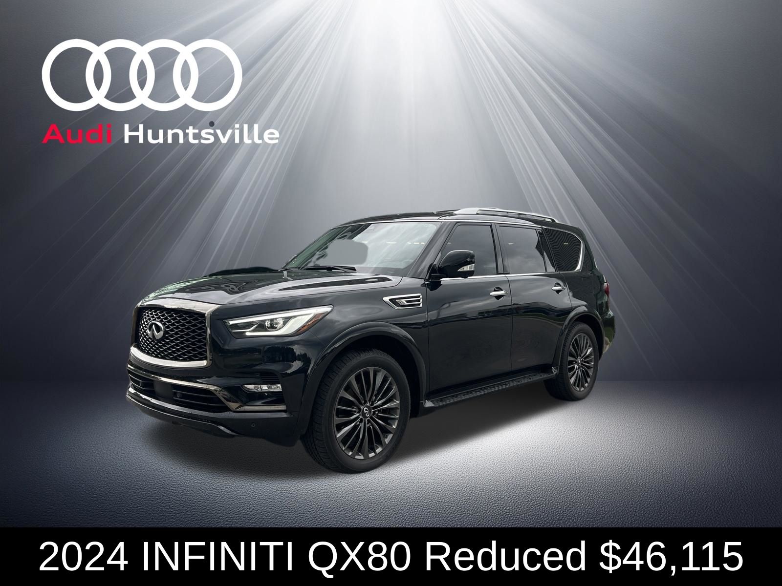 Mineral Black 2024 INFINITI QX80 SUV / Crossover All-Wheel Drive 7-Speed Automatic
