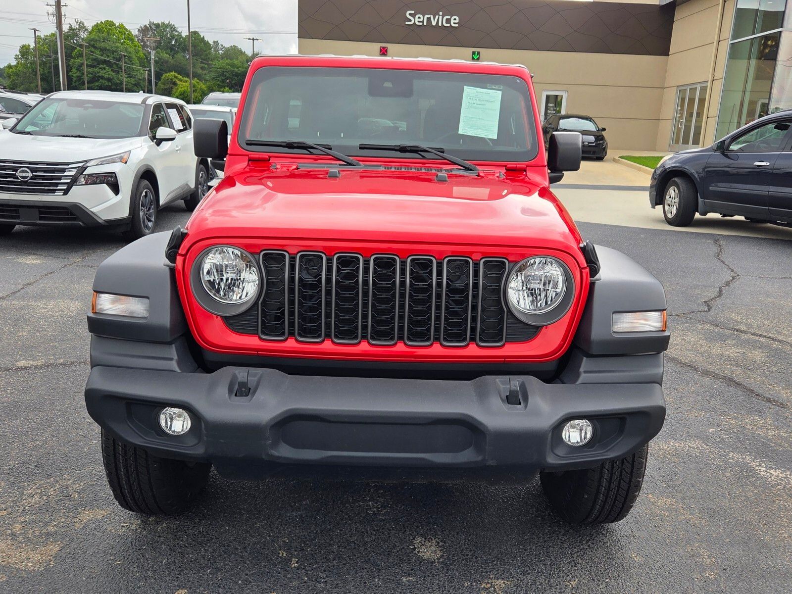 Used 2025 Red Jeep Sport S image 2