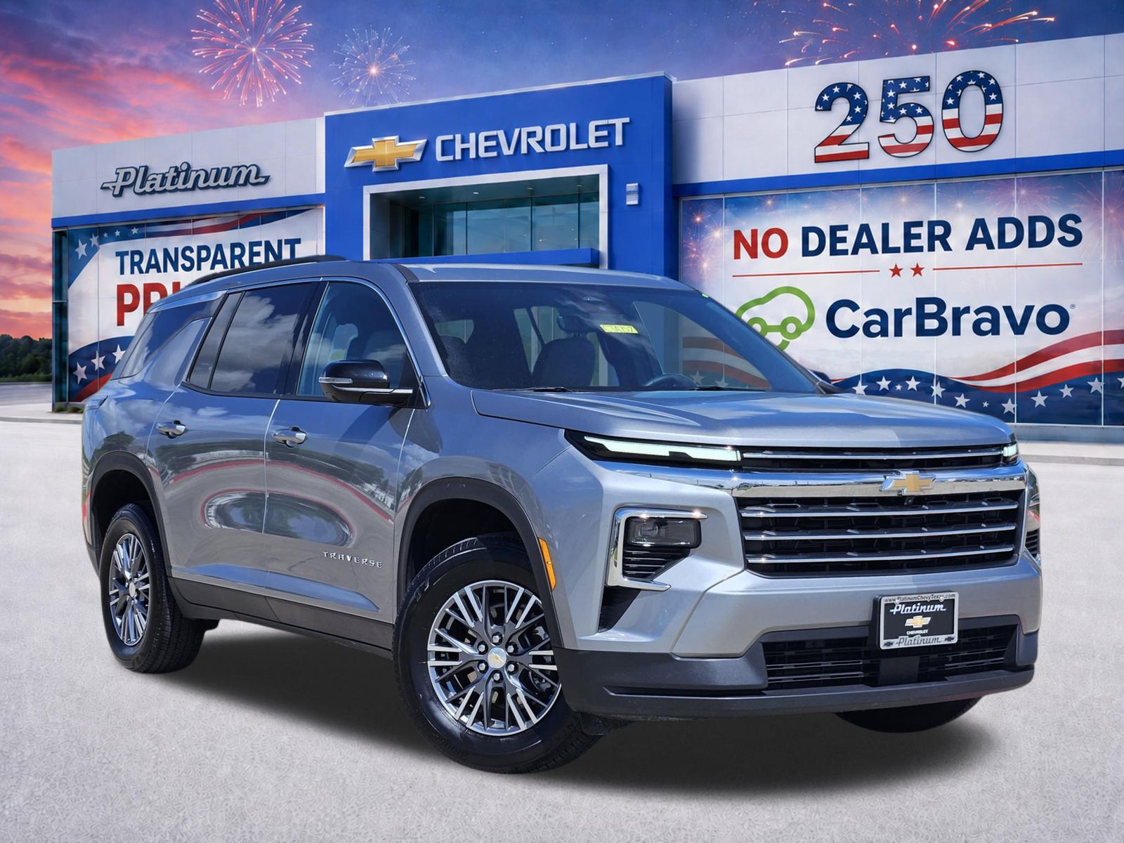 Sterling Gray Metallic 2026 Chevrolet Traverse SUV / Crossover Front-Wheel Drive 8-Speed Automatic