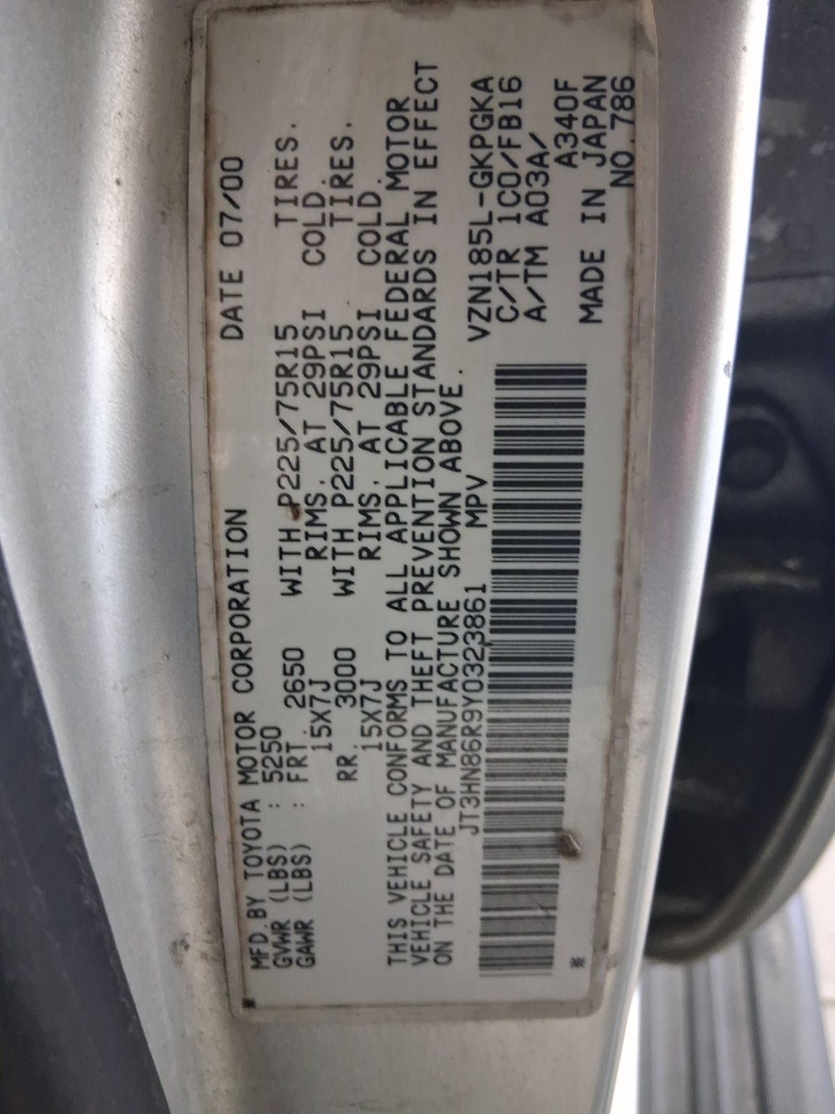 Used Car 2000 Toyota 4runner  Sr5 For Sale Under $10,000 In Austin, Texas