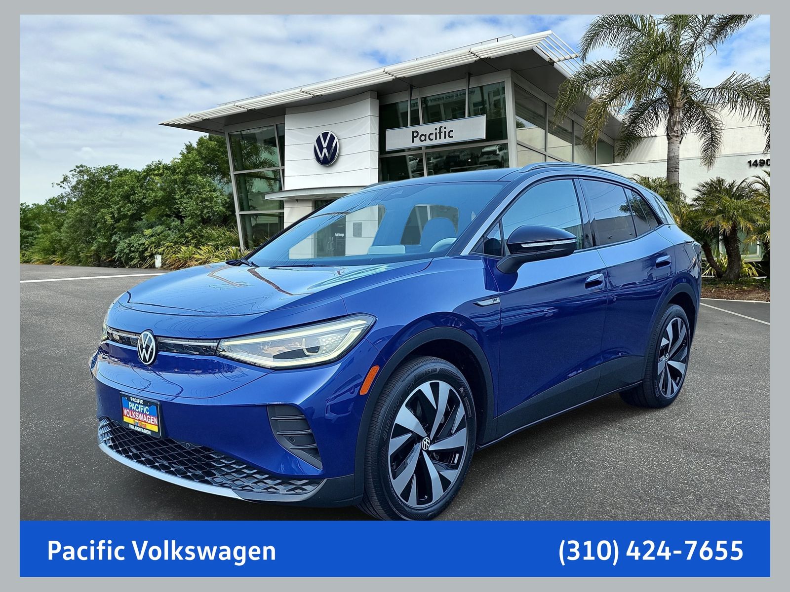 Dusk Blue Metallic 2021 Volkswagen ID.4 SUV / Crossover Rear-Wheel Drive Automatic