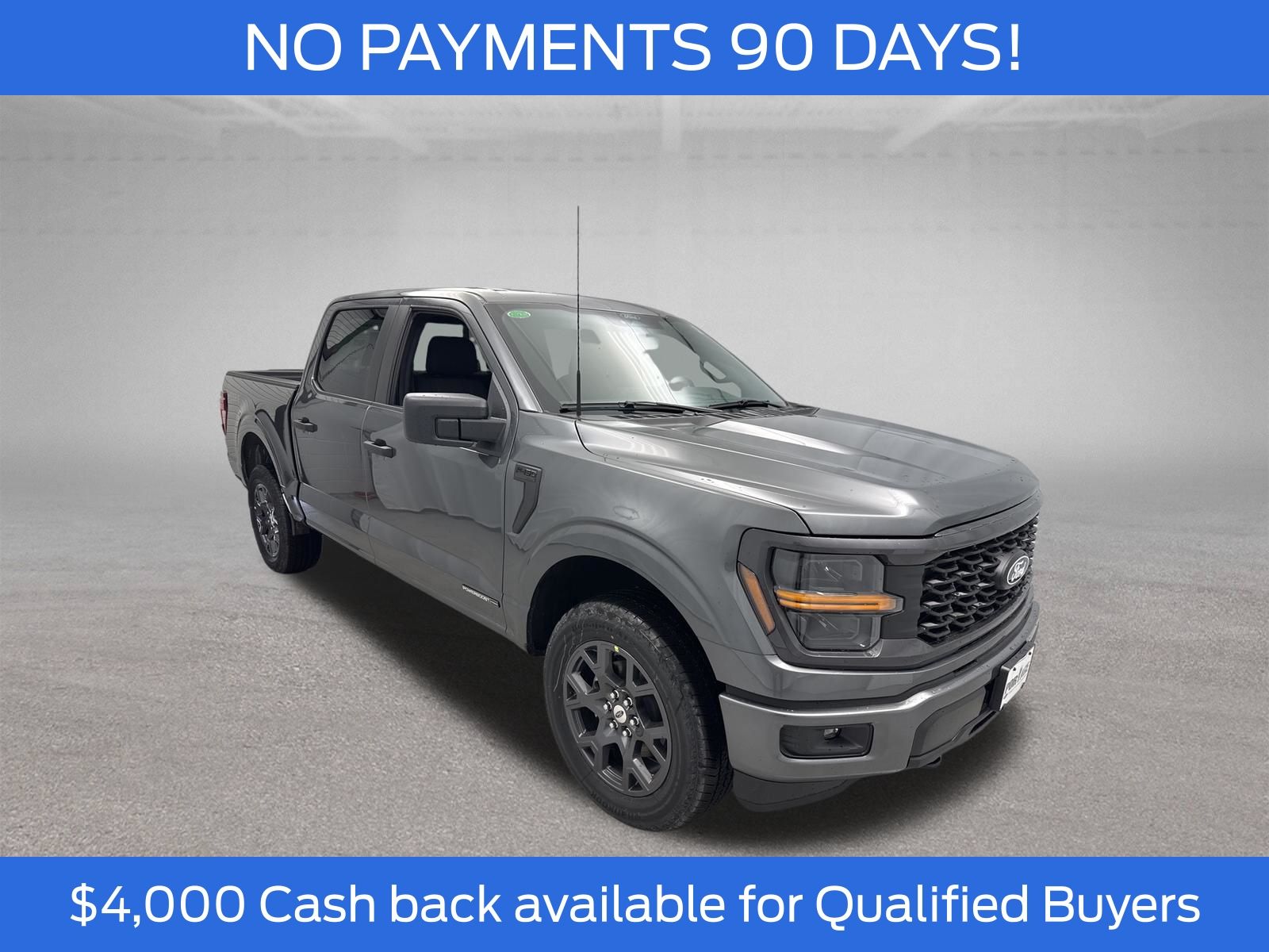 Carbonized Gray Metallic 2026 Ford F-150 Pickup Truck Four-Wheel Drive Automatic