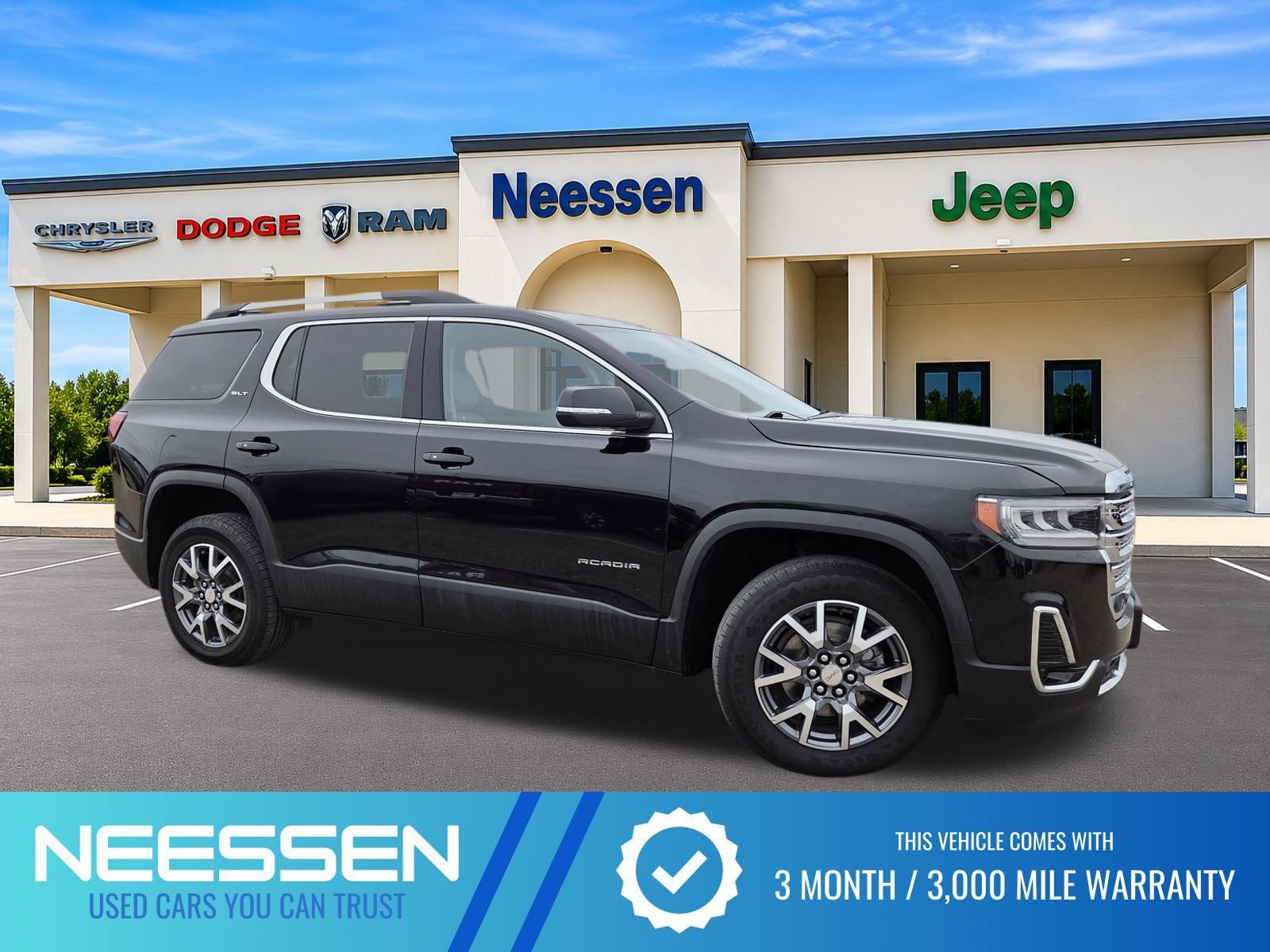 Black (Ebony Twilight Metallic) 2023 GMC Acadia SUV / Crossover Four-Wheel Drive 9-Speed Automatic