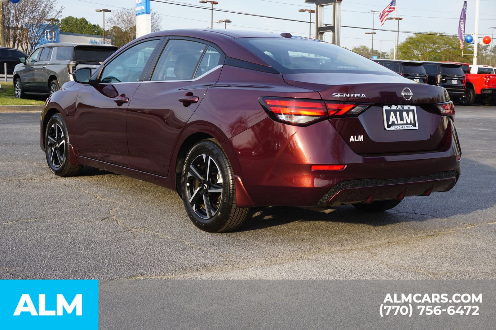 Used 2025 Red Nissan SV image 8