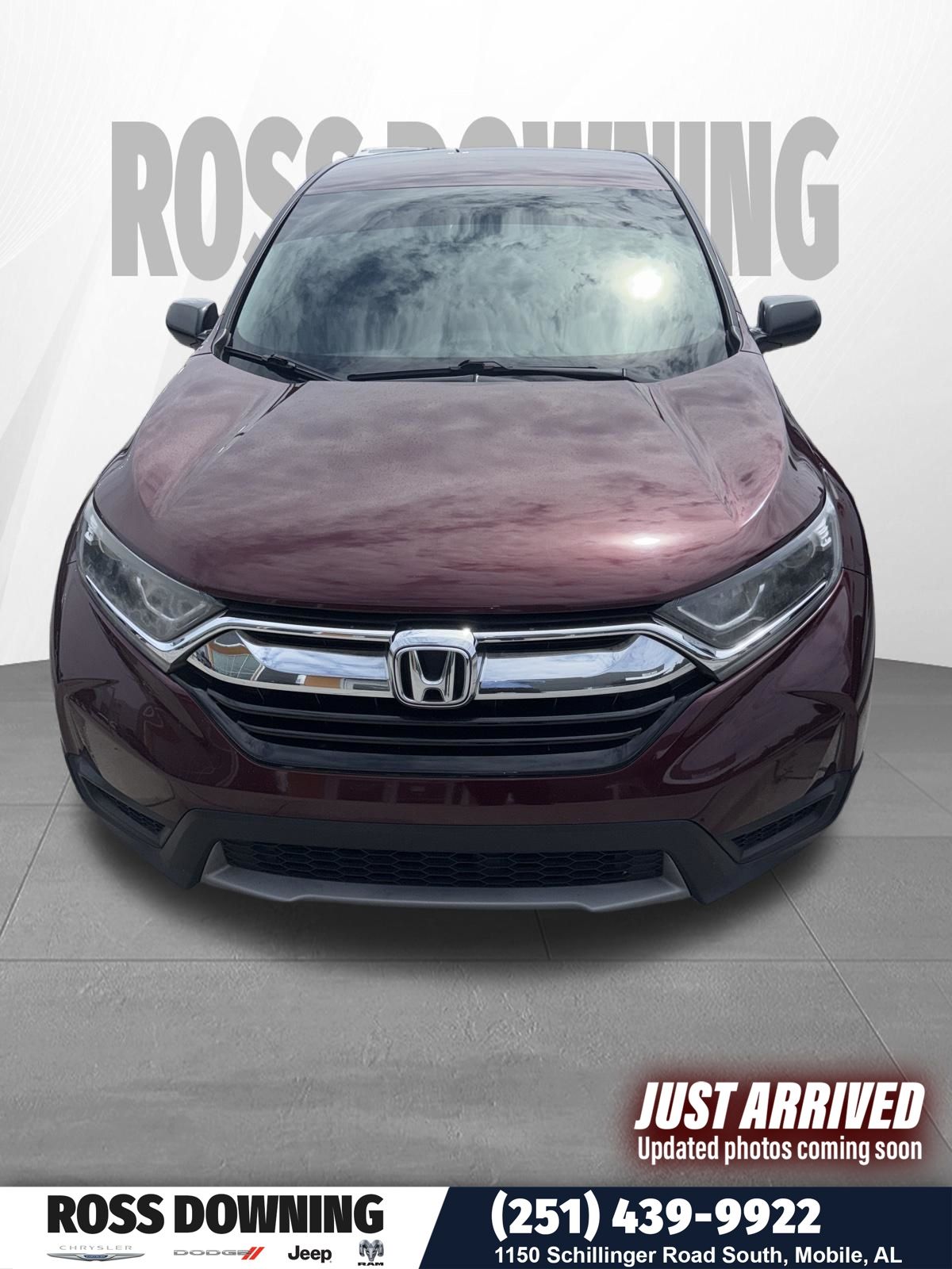Red (Maroon) 2019 Honda CR-V LX FWD SUV / Crossover Front-Wheel Drive Continuously Variable Transmission
