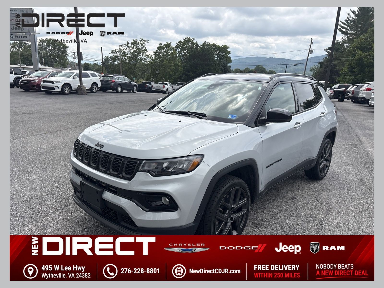 Silver Zynith Metallic Clearcoat 2026 Jeep Compass SUV / Crossover Four-Wheel Drive 8-Speed Automatic