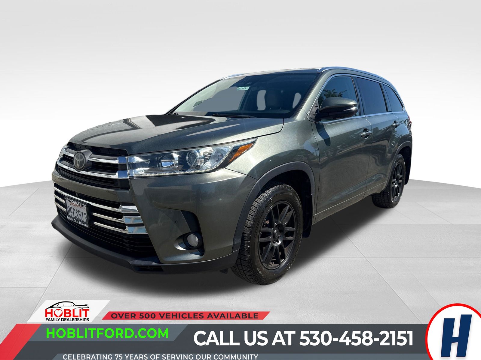 Jade Metallic 2018 Toyota Highlander SUV / Crossover All-Wheel Drive 8-Speed Automatic