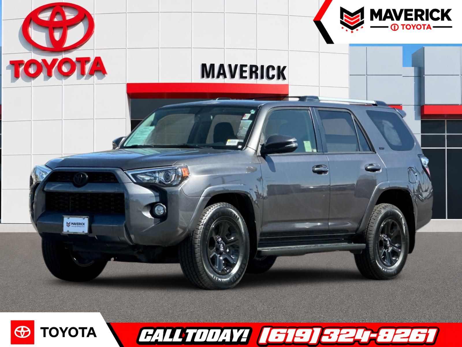 Magnetic Gray Metallic 2019 Toyota 4Runner SUV / Crossover 4X2 5-Speed Automatic Overdrive