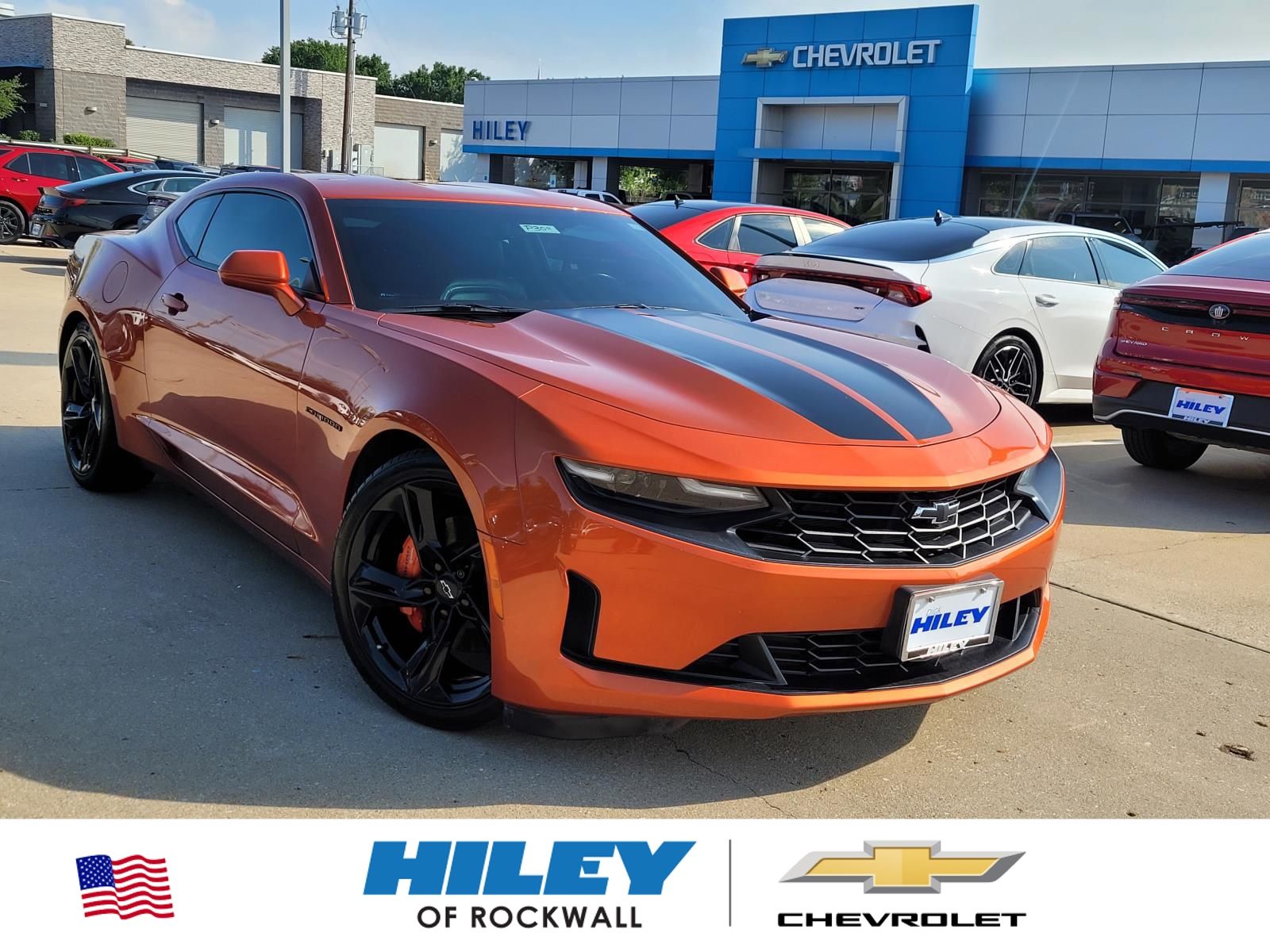 Vivid Orange Metallic 2022 Chevrolet Camaro 3LT Coupe RWD Coupe Rear-Wheel Drive Automatic