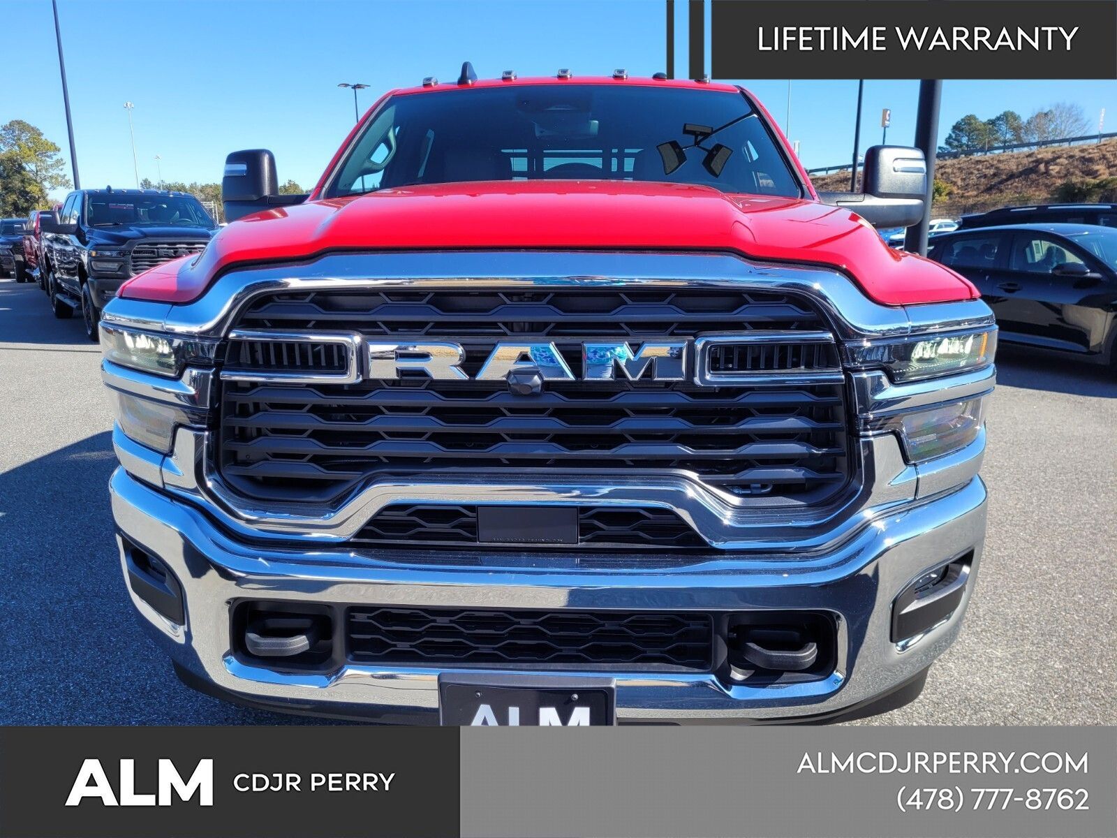 New 2026 Flame Red Clear-Coat Exterior Paint RAM Tradesman image 20