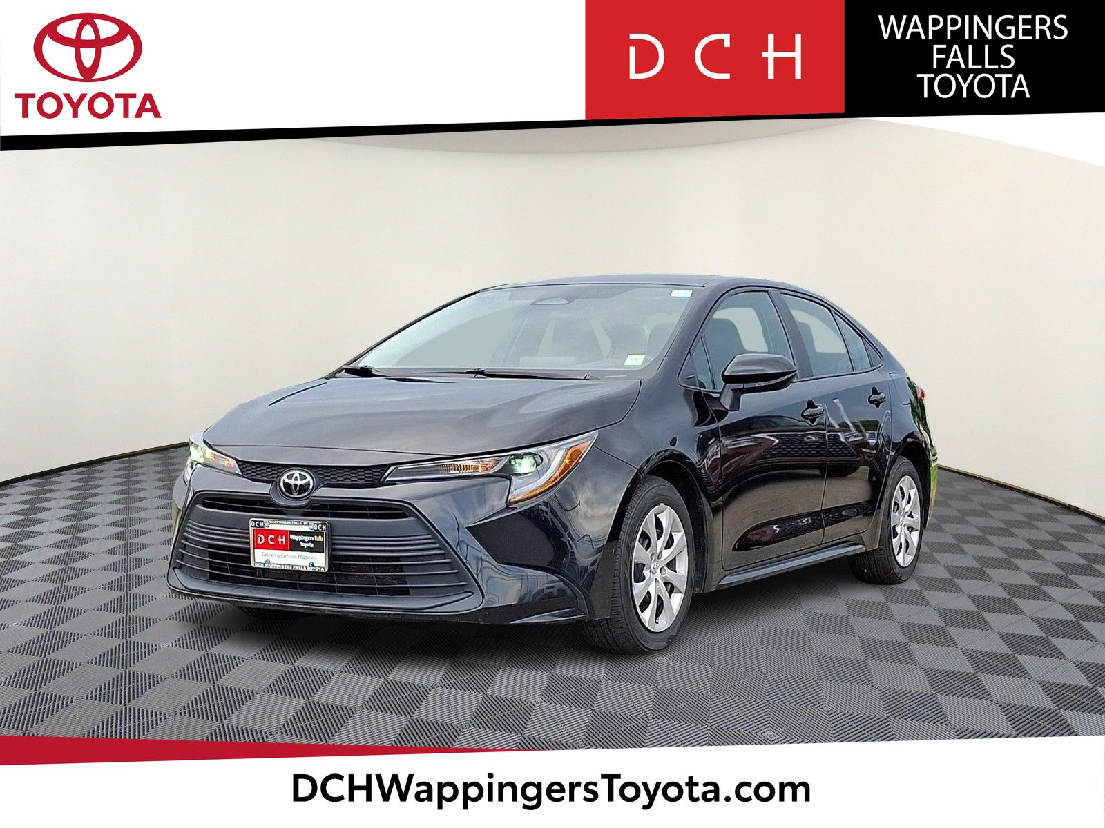 Midnight Black Metallic 2023 Toyota Corolla Sedan Front-Wheel Drive Continuously Variable Transmission