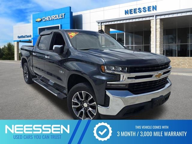 Shadow Gray Metallic 2020 Chevrolet Silverado 1500 LT Crew Cab RWD Pickup Truck 4X2 8-Speed Automatic