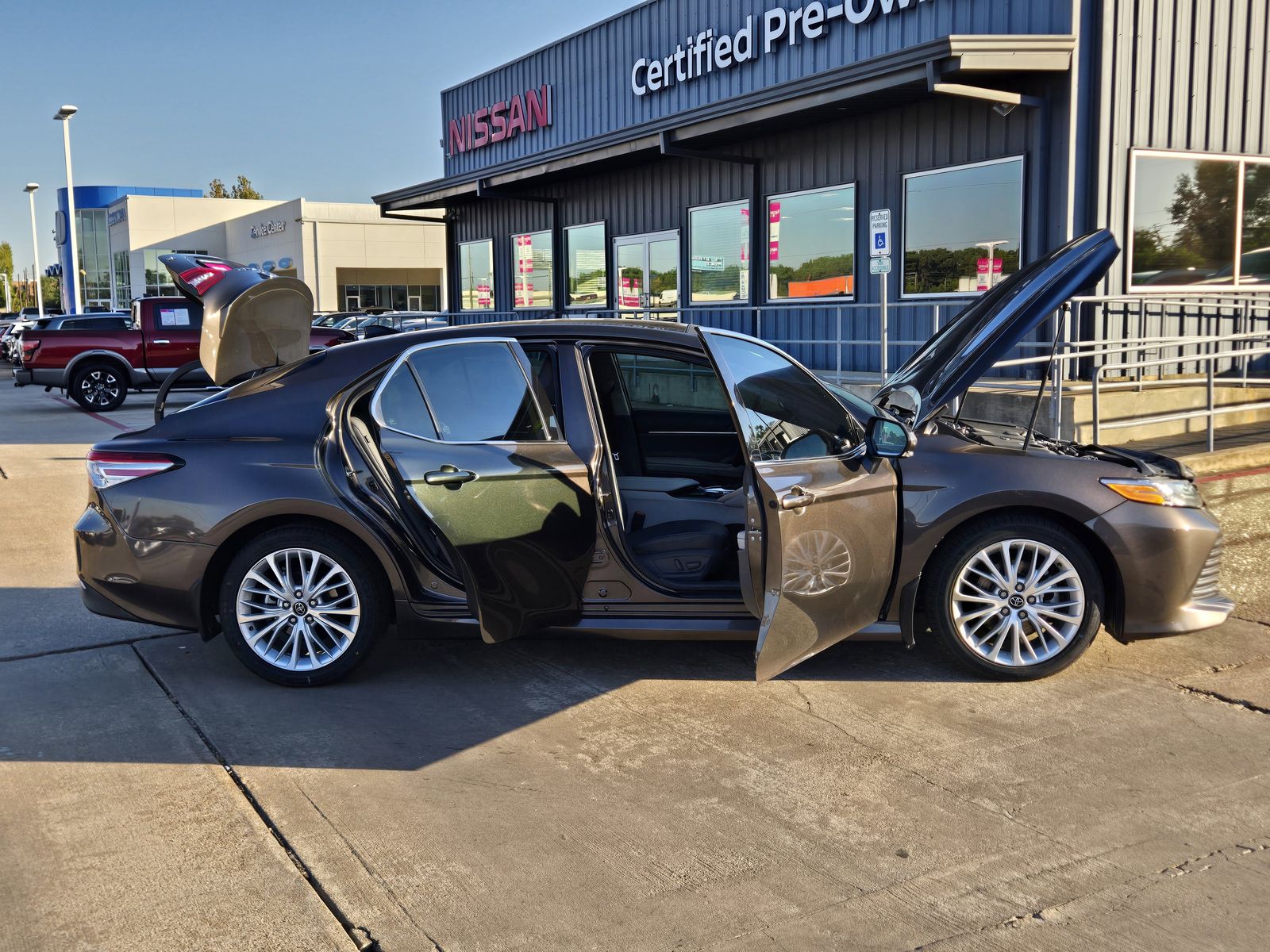 2020 Toyota Camry XLE Brown at Bravo Nissan