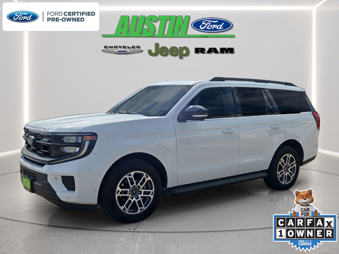 White Metallic 2025 Ford Expedition SUV / Crossover Four-Wheel Drive Automatic
