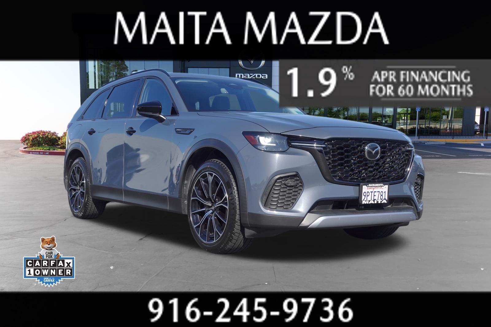 Polymetal Gray Metallic 2025 Mazda CX-70 SUV / Crossover All-Wheel Drive 8-Speed Automatic