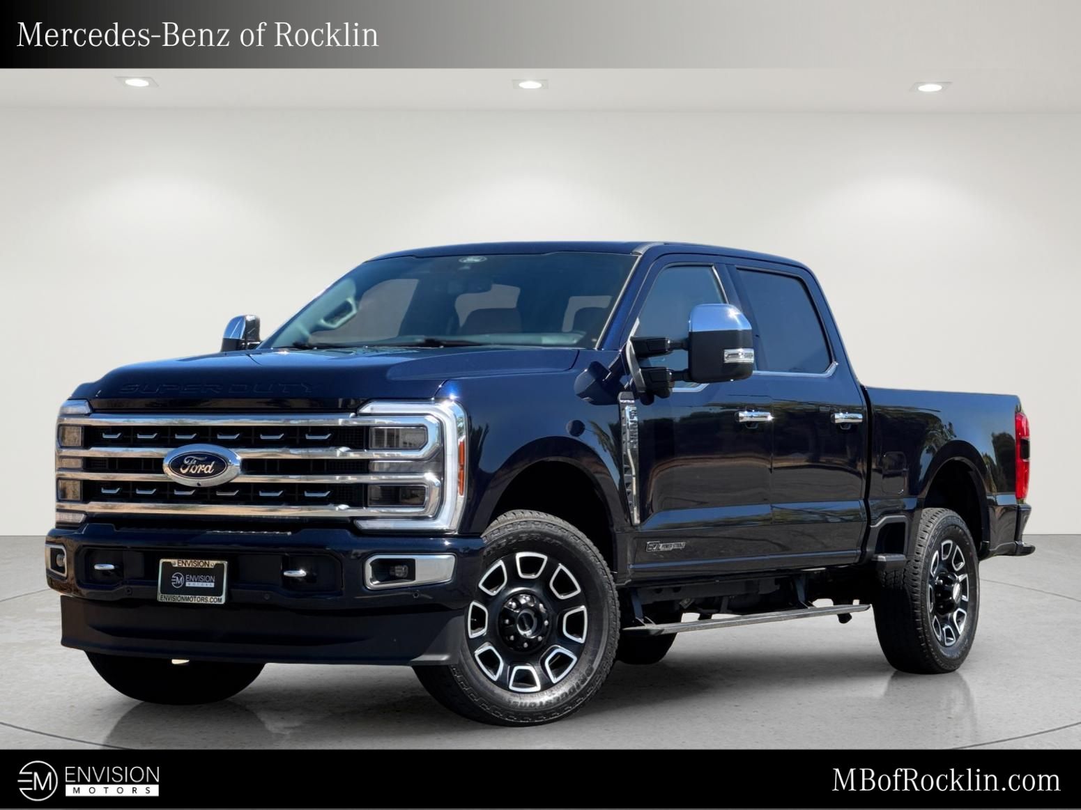Antimatter Blue Metallic 2024 Ford F-250 Super Duty Pickup Truck Four-Wheel Drive Automatic