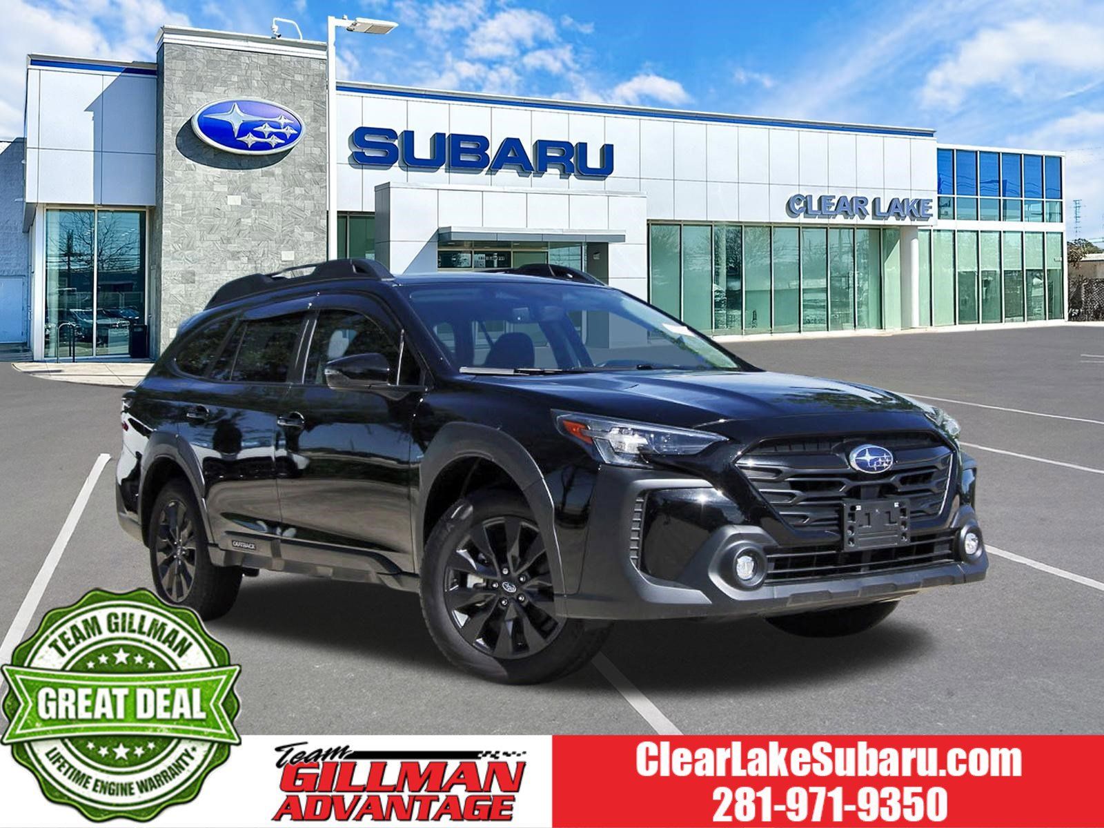 Crystal Black Silica 2025 Subaru Outback Onyx Edition AWD SUV / Crossover All-Wheel Drive Continuously Variable Transmission