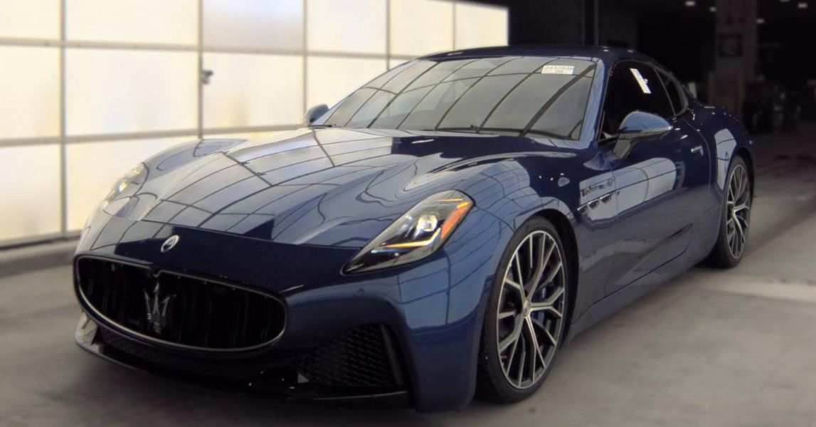 Blue 2024 Maserati GranTurismo Coupe All-Wheel Drive 8-Speed Automatic