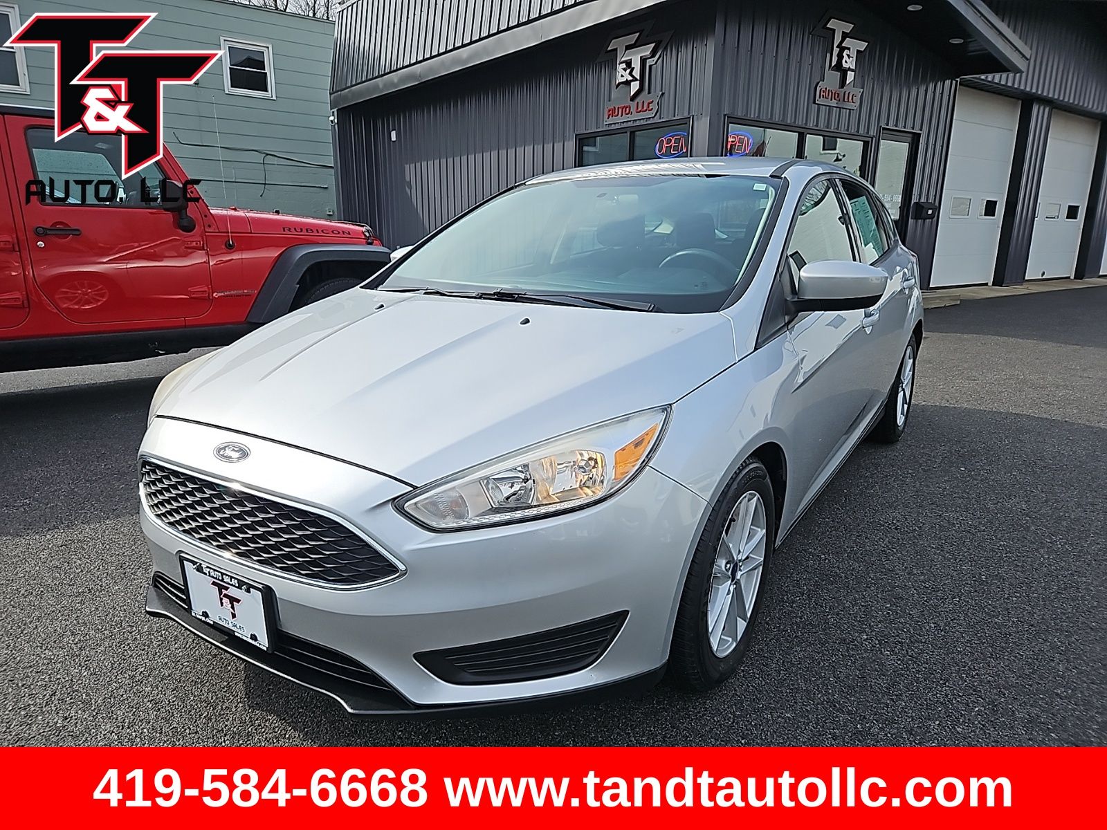 Ingot Silver 2018 Ford Focus Hatchback Front-Wheel Drive 6-Speed Automatic