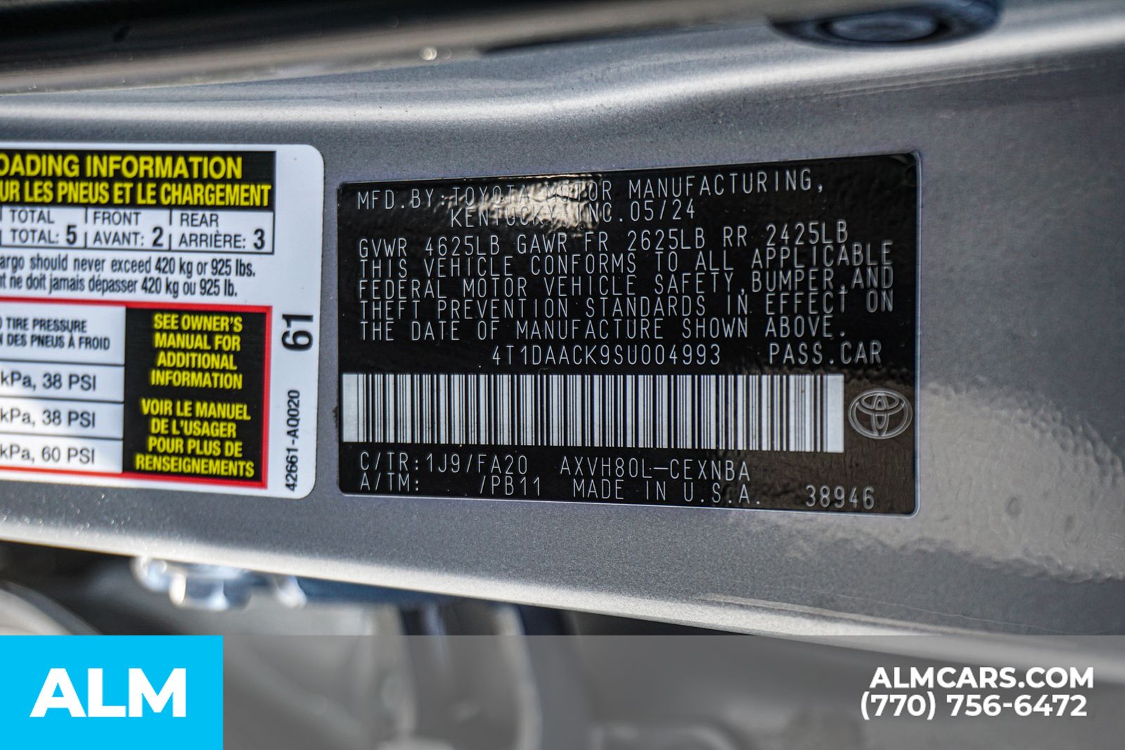 Used 2025 Silver Toyota LE image 62