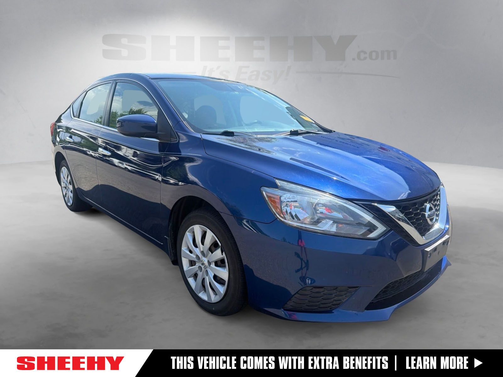 Deep Blue Pearl 2019 Nissan Sentra Sedan Front-Wheel Drive Continuously Variable Transmission
