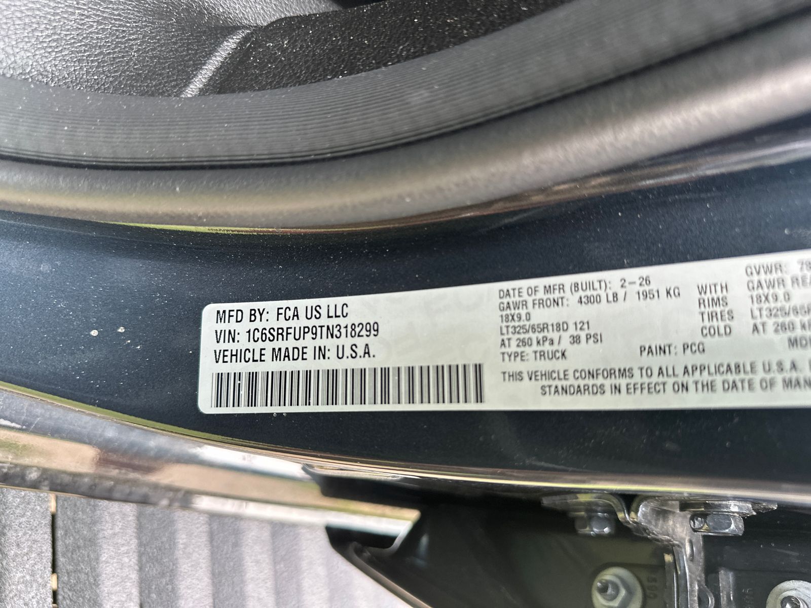 New 2026 Forged Blue Metallic Exterior Paint RAM RHO image 35