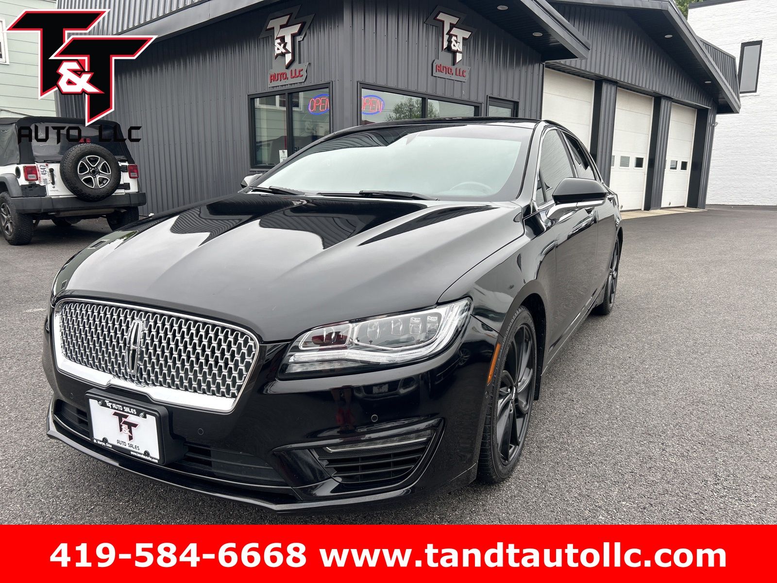 Black Metallic 2020 Lincoln MKZ Reserve I AWD Sedan All-Wheel Drive 6-Speed Automatic