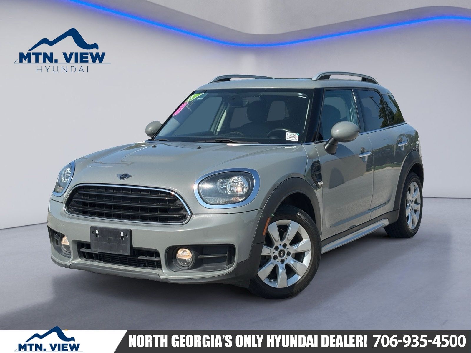 Gray Metallic 2019 MINI Countryman SUV / Crossover Front-Wheel Drive 6-Speed Automatic