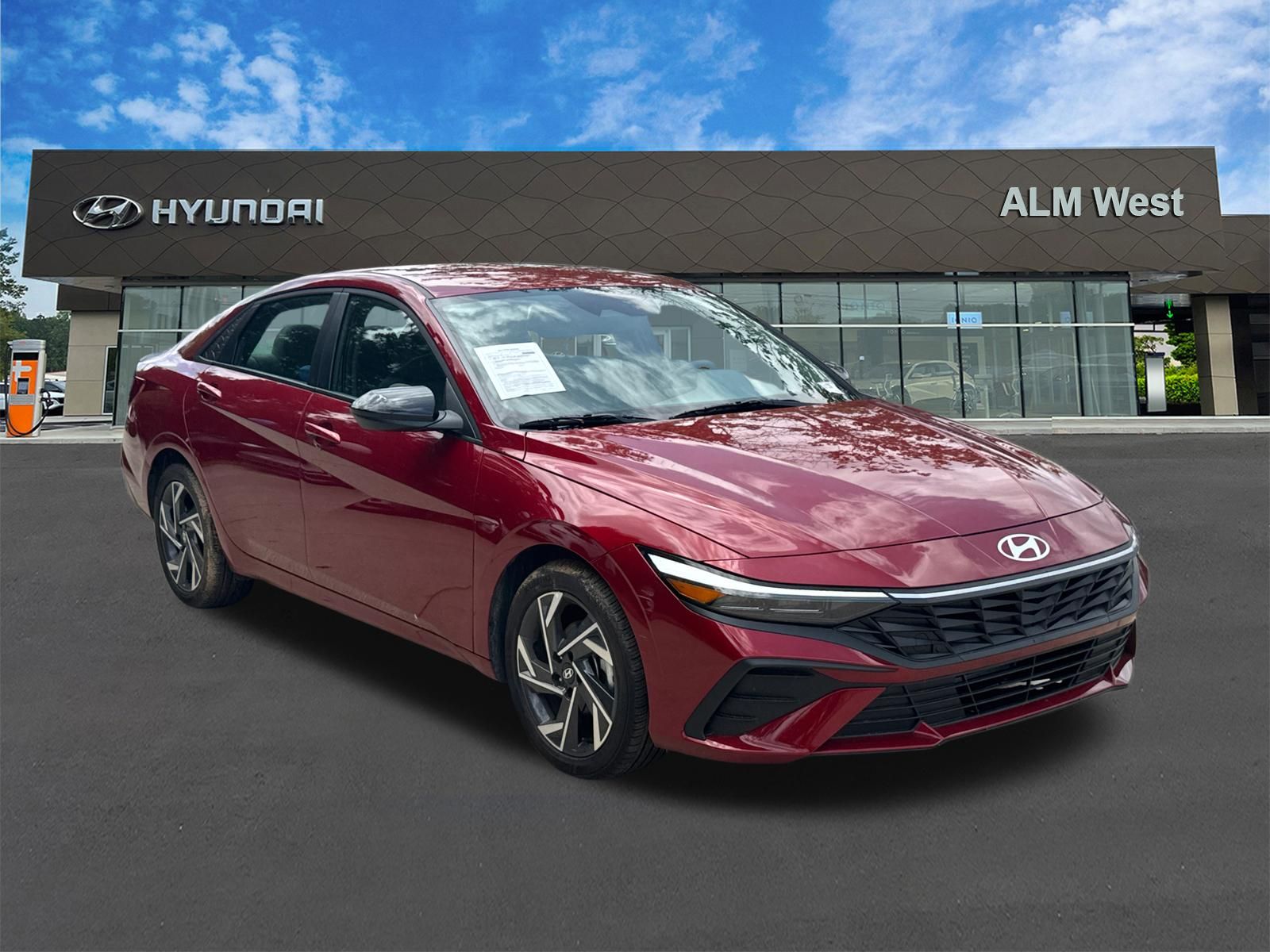 Certified Used 2025 Red Hyundai SEL Sport image 3