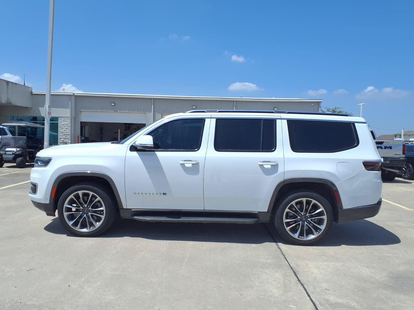 2022 Jeep Wagoneer Series II White at Texan Dodge Chrysler Jeep Ram