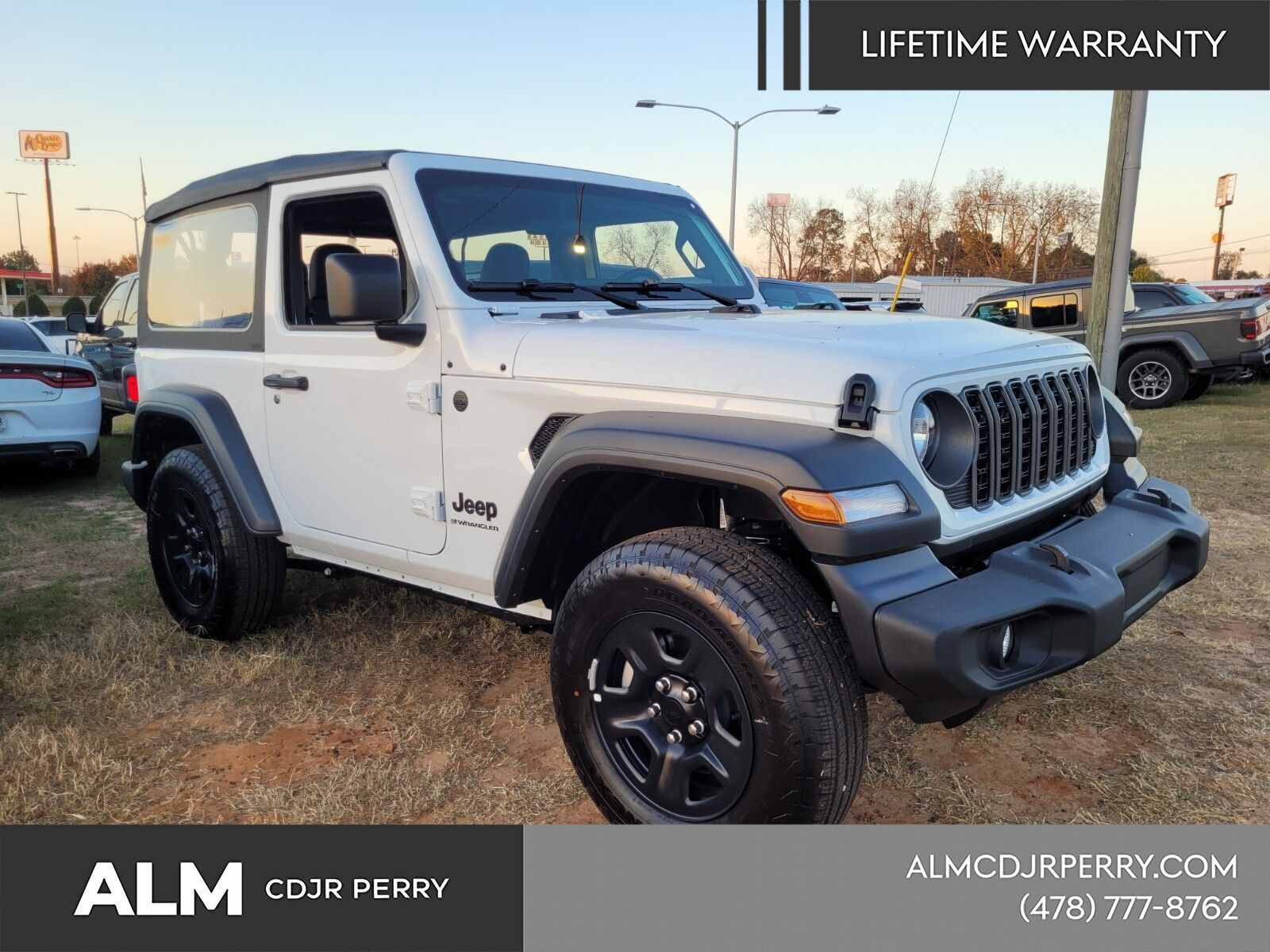 New 2026 Bright White Clear-Coat Exterior Paint Jeep Sport image 16