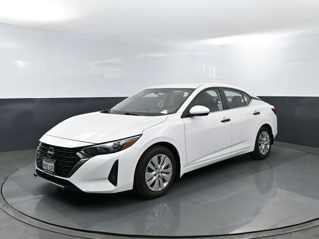 White (Fresh Powder) 2025 Nissan Sentra Sedan Front-Wheel Drive Continuously Variable Transmission