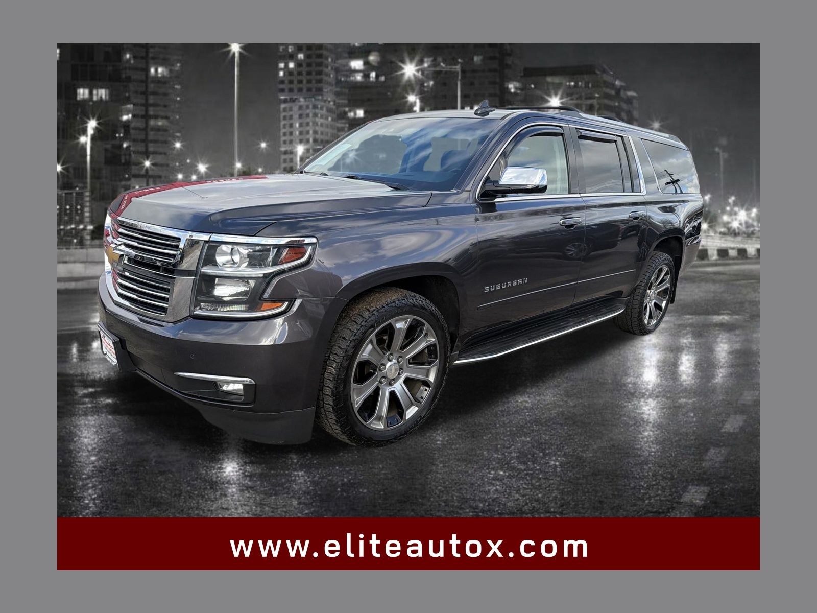 Gray (Tungsten Metallic) 2017 Chevrolet Suburban 1500 Premier 4WD SUV / Crossover Four-Wheel Drive 6-Speed Automatic Overdrive