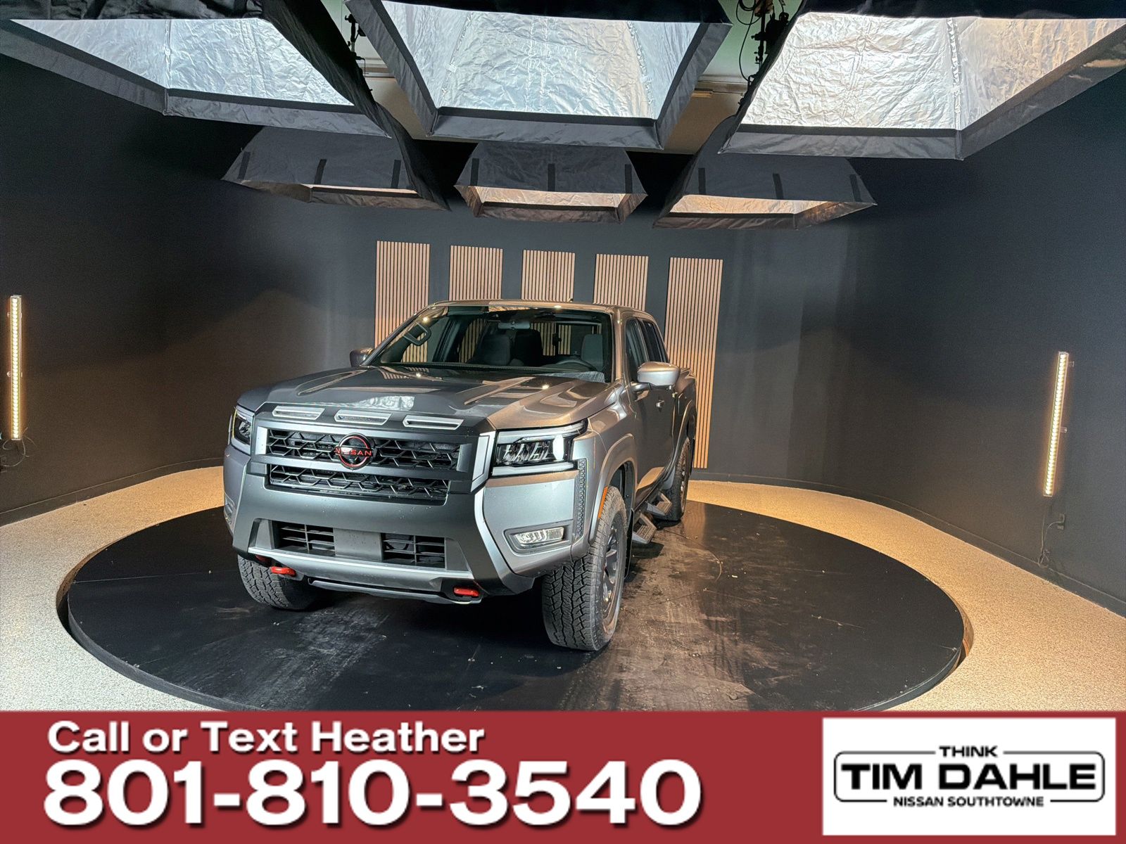 Gray (Gun Metallic) 2026 Nissan Frontier Pickup Truck Four-Wheel Drive 9-Speed Automatic Overdrive