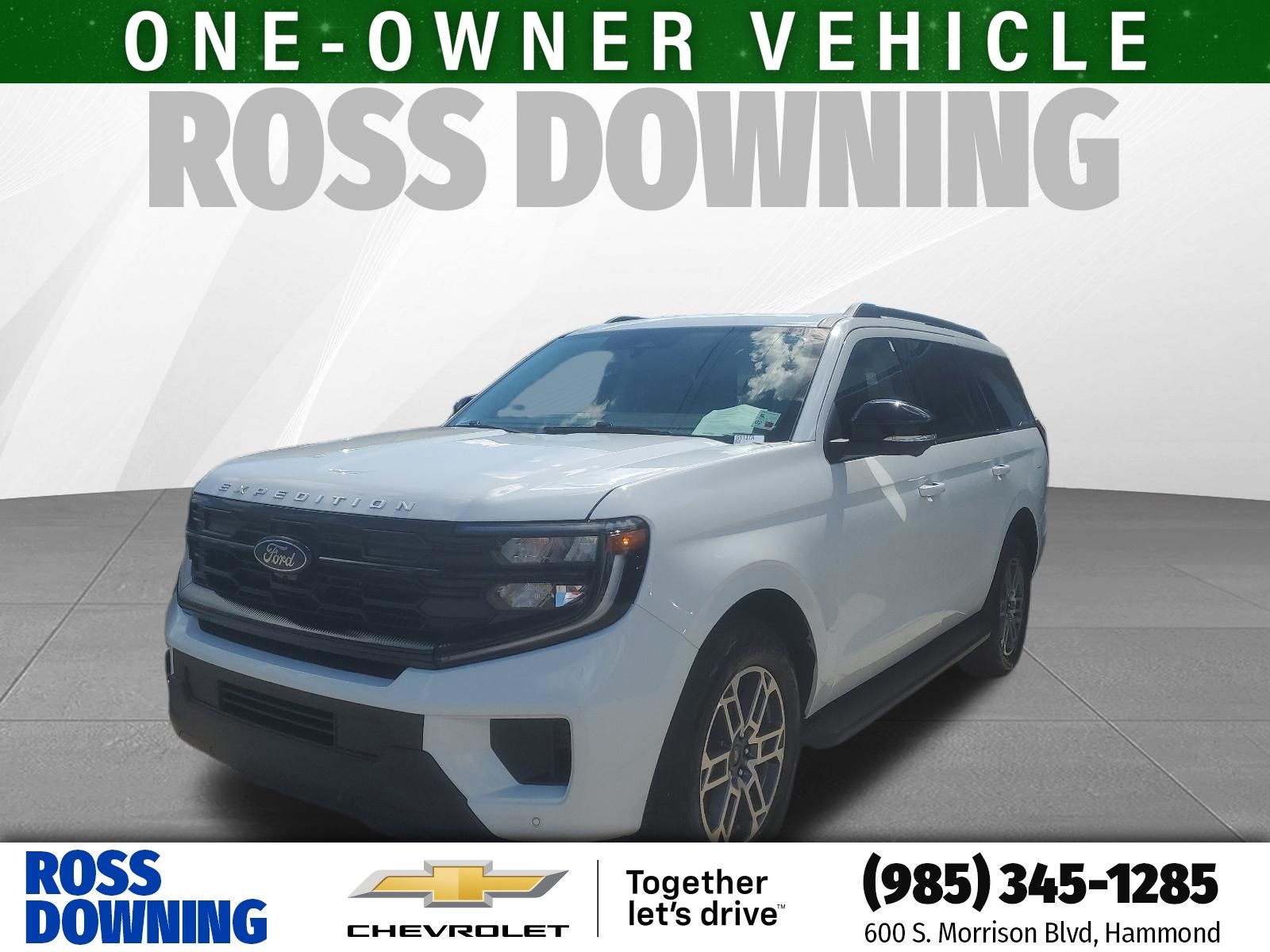 Oxford White 2025 Ford Expedition Active 4WD SUV / Crossover Four-Wheel Drive Automatic