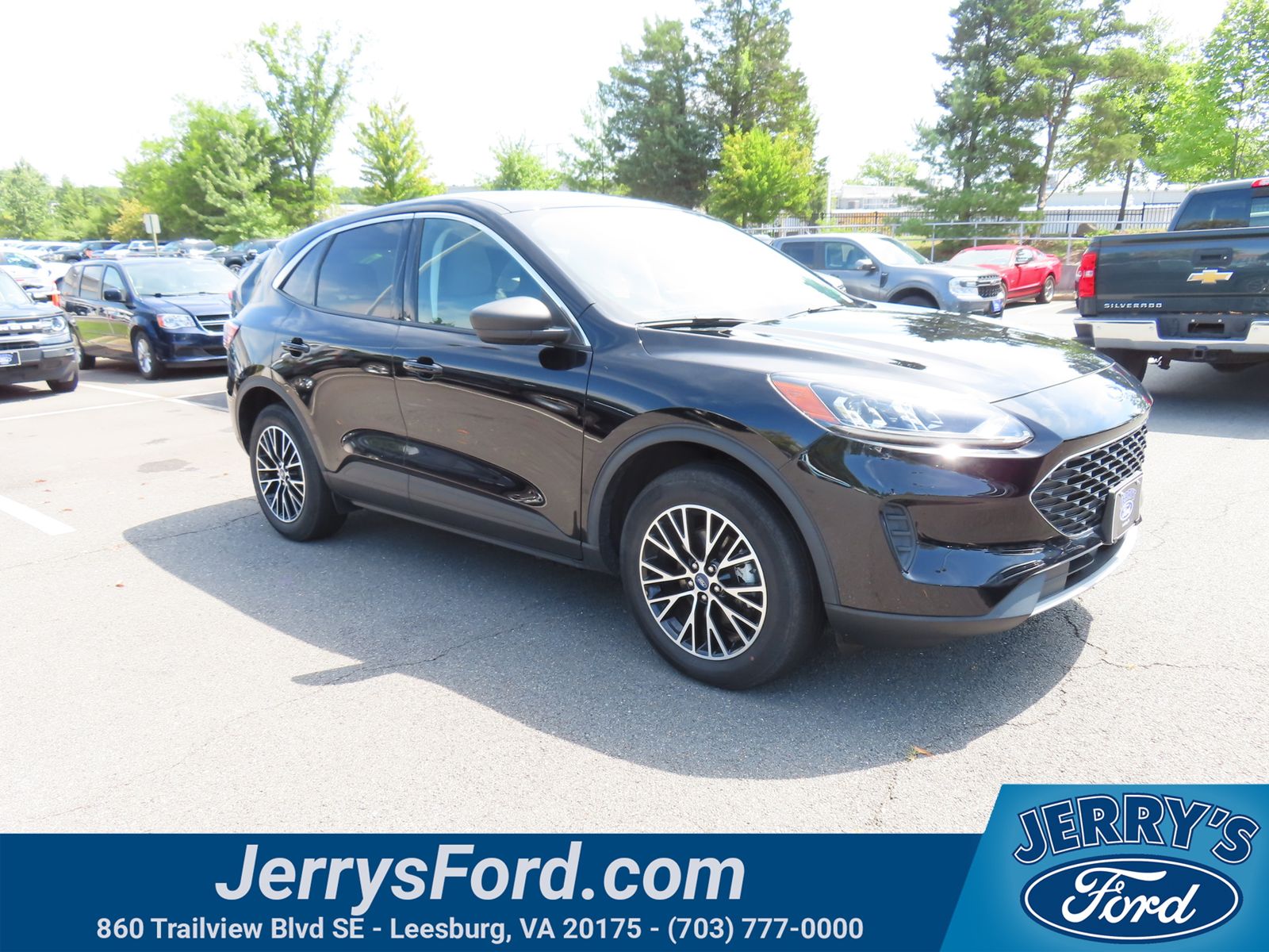 Agate Black Metallic 2022 Ford Escape Hybrid Plug-in SUV / Crossover Front-Wheel Drive Continuously Variable Transmission