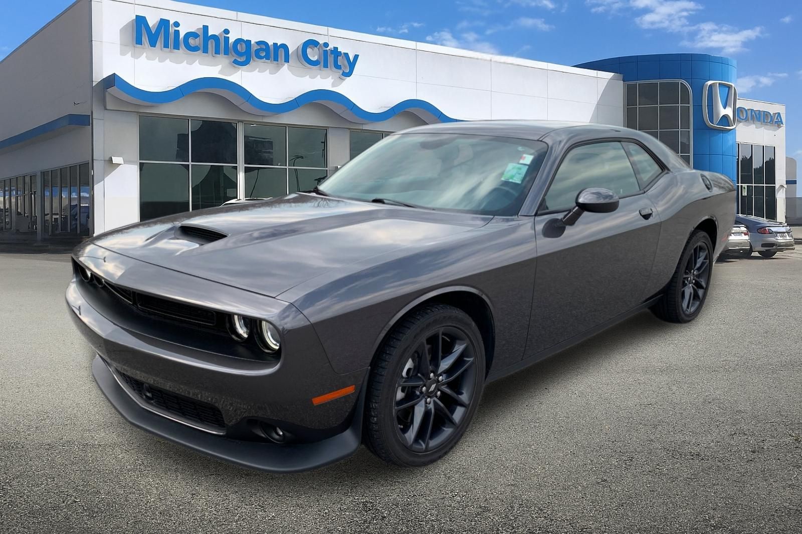 Gray (Granite Pearlcoat) 2023 Dodge Challenger GT AWD Coupe All-Wheel Drive 8-Speed Automatic
